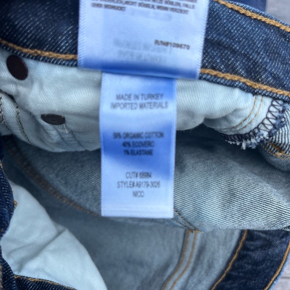 AGOLDE Nico Dark Wash Flare Leg High Rise Jeans Size 24 - Picture 8 of 9